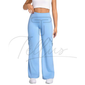 Top selling new arrival Yoga Fitness High Waisted Leggings for Women's Gym Pants Solid Color Women's Leggings for Sale - Product Image 4