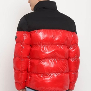 OEM Polyester Bubble <b>Jacket</b> Cotton Filled Windproof two colour Puffer <b>Jacket</b> Custom Blank Warm Outdoor Men's <b>jacket</b> - Product Image 3