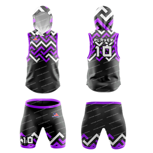 Ensemble d'uniformes de football personnalisés par sublimation 7v7, kit de football 7on7, maillot de compression, short, sac à dos léger et à séchage rapide pour l'équipe - Product Image 1