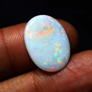 5 Carat Natural Australian <b>Opal</b> Solid Coober Pedy Loose Gemstone Beautiful Multi Fire Handmade for Jewelry Making Stone - Product Image 2