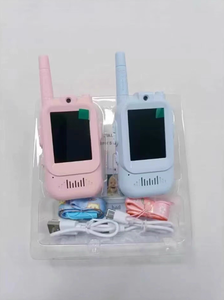 OEM/ODM Talkie-walkie vidéo pour enfants, 2 voies, portée 150-500m, effets vocaux originaux, interphone WiFi 2.4G, canaux illimités, anglais, 3-12 ans, 0.5W - Product Image 2
