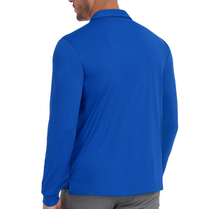 <b>Mens</b> <b>Long</b> <b>Sleeve</b> <b>Polo</b> <b>Shirt</b> Soft Fabric Classic Fit Breathable Material Comfortable Daily Wear Top <b>Long</b> <b>Sleeve</b> <b>Polo</b> <b>Shirts</b> - Product Image 5