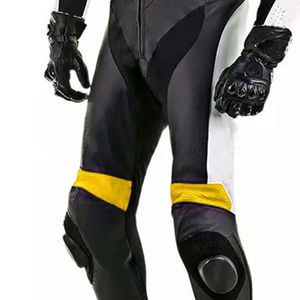 Traje de Carreras de Motocicleta de Alto Rendimiento, Traje de Pista de Cuero Vacuno Personalizado de Una Pieza con Armadura Protectora de Nivel 2 CE - Product Image 4