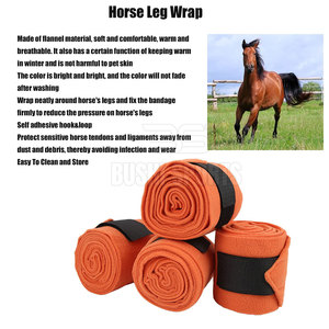 Bandages de protection durables pour les pattes de cheval, respirants, avec un design de fixation sécurisée et confortables - Product Image 4
