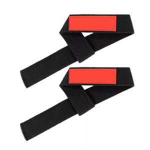 Correas de Levantamiento de Pesas de Neopreno y Cuero de Alta Calidad, Ajustables y Ligeras, para Entrenamiento Físico y Culturismo, con Logotipo Personalizado - Product Image 1