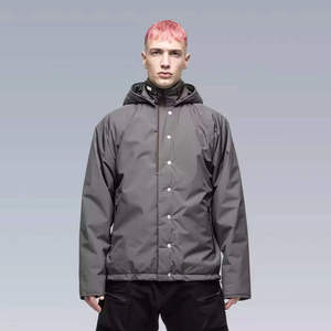 High Quality Men's Techwear <b>Jacket</b> Waterproof Tactical Windbreaker Urban Streetwear Cyberpunk Hooded Functional Outdoor Coat - Product Image 1