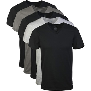 Camisetas de Cuello Redondo de Secado Rápido para Hombre – Camisetas Deportivas de Manga Corta para Gimnasio, Paquete de 5 - Product Image 1