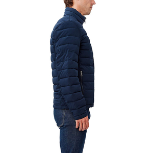 2024 OEM Men's <b>Zip</b>-<b>Up</b> Puffer <b>Jacket</b> Winter Down <b>Jackets</b> Professional Streetwear Winter Puffy for Lightweight <b>Jacket</b> - Product Image 3