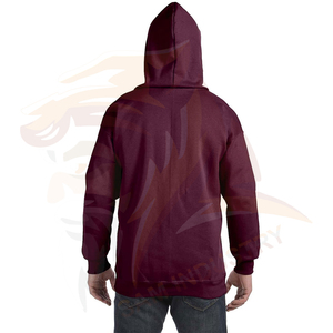Sweat-shirts à capuche pour hommes de qualité supérieure, impression numérique unie, logo personnalisé, streetwear, écologiques, respirants, chauds pour l'hiver, en coton - Product Image 3