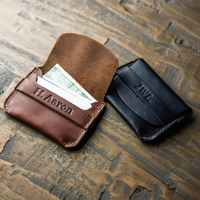 ¡Novedad de 2025! Cartera de cuero para hombre, los mejores regalos corporativos/nuevas Mini carteras delgadas de tamaño pequeño para hombre, Cartera de cuero con crédito
