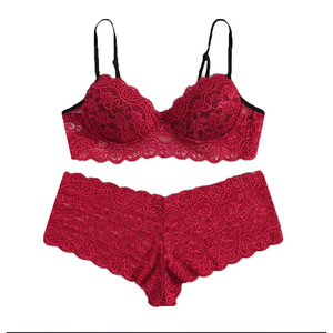 High Quality Eco-Friendly Women's Embroidered 80D Bra Brief <b>Sets</b> Logo Pattern Bulk Production Price Direct Bangladeshi Suppliers - Product Image 1