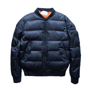 Custom Men's <b>Winter</b> <b>Thick</b> Quilted Puffer Bomber Jacket MA-1 Tactical Windproof Padded Down <b>Coat</b> Streetwear Wholesale Outerwear - Product Image 6