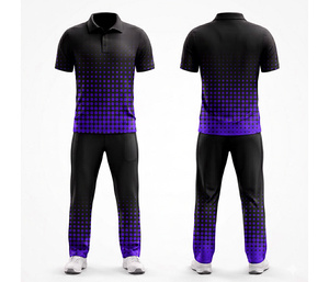 Professional Team <b>Cricket</b> Uniform Supplier Sublimation Printed | Men Women Youth <b>Cricket</b> Wears Polo Shirt and Trouser Full Team - Product Image 1