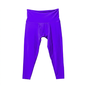 Leggings Largos para Hombre, Color Gris Sólido, Cintura Elástica, Transpirables, de Spandex y Nailon, Pantalones de Compresión - Product Image 5