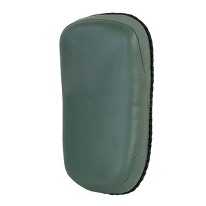 Green Faux Leather Martial Arts Training Kick Pad With Lace-Up Wrist <b>Strap</b> For Adults - Product Image 6