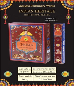 Nuevas varillas de incienso aromático Sreevani Masala Agarbatti Serie Heritage, hierbas hechas a mano, 8 pulgadas, estándar, venta al por mayor desde India - Product Image 6