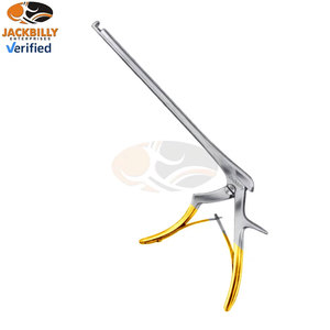 JACKBILLY Stainless Steel Spurling Kerrison Rongeur Punch 40 Degree Forward <b>Bite</b> 4mm <b>Bite</b> Size Thin Foot Plate for Surgical - Product Image 4
