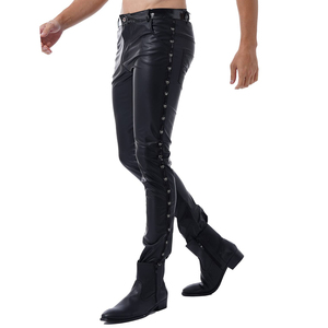 Top Selling Leather Pant For Men <b>Cheap</b> Price Leather Pant New Arrival Men Genuine Leather Pant - Product Image 3