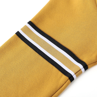 Sweat-shirt à col rond en chenille Alpha Gold Crest personnalisé pour les vêtements universitaires, vente en gros, OEM, logo personnalisé, fourniture pour les vêtements d'université