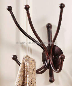 Crochets muraux en métal design antique pour organiser les accessoires dans votre maison avec un style et une structure durables fabriqués à la main - Product Image 5