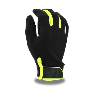 Tactical Hi Vis <b>Gloves</b> Designed For Industrial Safety Teams With Reinforced Palm Grip And Reflective Strip Technology - Product Image 6