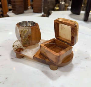 Quemador de Incienso de Sándalo con Bandeja, Diseño Moderno, Aroma a Té y Dulces, Decoración para el Hogar, Gran Venta - Product Image 1