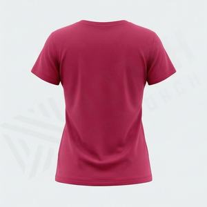 เสื้อยืดคอกว้างทรงบ็อกซ์สั้น สีตามสั่งสำหรับผู้หญิง ผ้าฝ้ายออร์แกนิคหรูหรา ผ่านการซักก่อนส่งออก มาตรฐาน GOTS เนื้อผ้านุ่ม ระบายอากาศได้ดี ทรงหลวมสบาย - Product Image 2