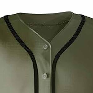 Camiseta de Béisbol para Hombre, Estilo Atlético con Seis Botones a Presión en la Parte Delantera, Inspirada en Equipos de EE. UU., Ropa Deportiva Urbana - Product Image 5
