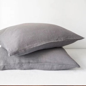Housse de coussin carrée moderne en lin luxueux, tissée, écologique, lavable, pour la maison et l'hôtel - Product Image 3