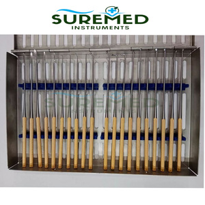 Ensemble de micro-dissecteurs SureMed Instruments, 20 pièces, instruments chirurgicaux en acier inoxydable, boîte de stérilisation pour la neurochirurgie, CE - Product Image 3