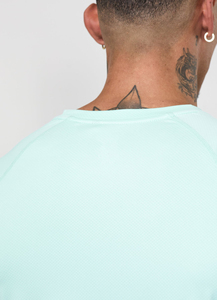 Camisetas de Manga Corta Tejidas para Hombre, Cuello Redondo, Color Sólido, Casuales, Personalizables con Logotipo, Poliéster/Algodón, Secado Rápido y Transpirables - Product Image 3