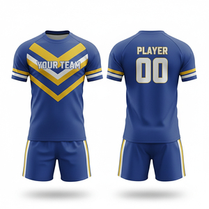 Camisetas de Fútbol Personalizadas con Colores y Diseños, Transpirables, Antibacterianas, de Secado Rápido, 100% Poliéster, Manga Corta, Estampado Frontal - Product Image 3