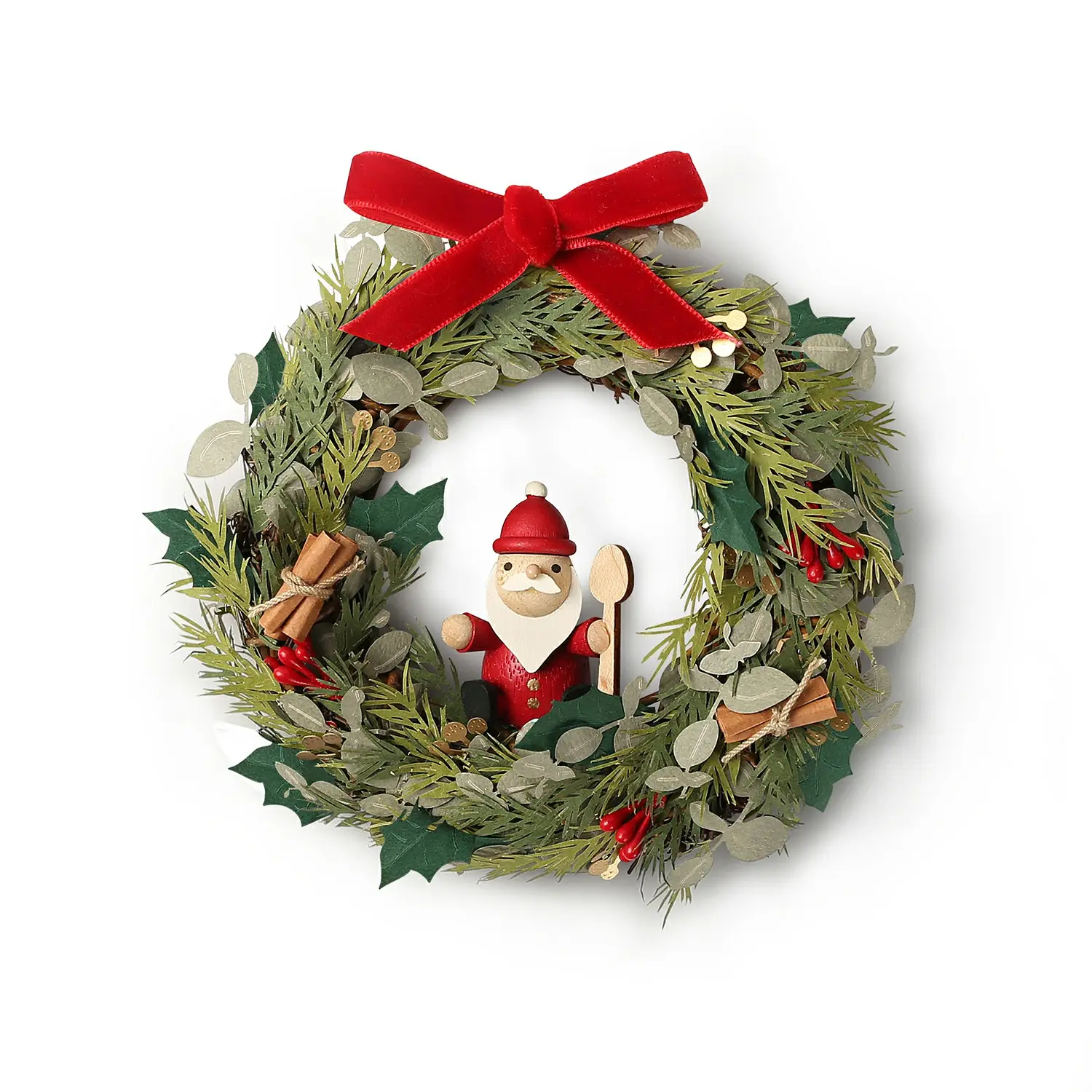 [4R] Luxury Custom Christmas Decoration Xmas Wreath DIY Paper Craft Kit