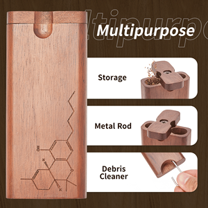 Scatola Decorativa Rustica in Legno per Conservare Oggetti e Carte - Product Image 3