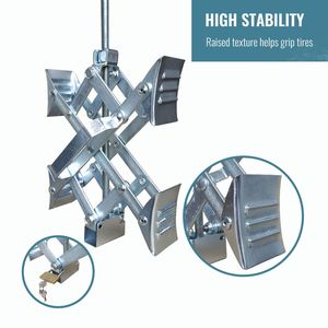 Cale de roue stabilisatrice en forme de X pour camping-cars, caravanes et camions - Espacement de 10,5 pouces - Product Image 2