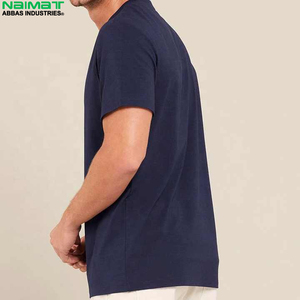 เสื้อยืดโอเวอร์ไซส์คุณภาพสูงสำหรับผู้ชาย พิมพ์โลโก้ได้ตามต้องการ แขนสั้น ผ้าฝ้าย 100% คอกลม ทรงวินเทจ สั่งทำแบรนด์ได้ เหมาะสำหรับใส่ลำลอง - Product Image 2