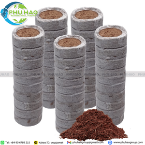 Coco peat en pellets de bajo contenido en EC, tamaño 3.5 a 4.2 cm, el más vendido, para un crecimiento saludable de las raíces y el inicio profesional de plántulas en viveros. - Product Image 6