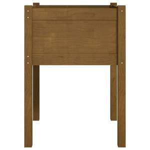 Jardinière robuste en pin massif brun miel 19,7 x 19,7 x 27,6 po – Pots et jardinières - Product Image 4