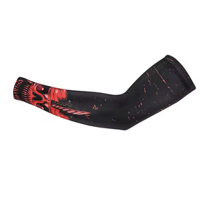 Mangas de compresión deportivas 2026 con logo personalizado, protección UV, secado rápido, diseño liso, para hombre, fútbol americano, running - Product Image 1