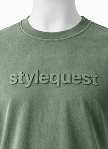 Camiseta de Hombre de Alta Calidad, Personalizada, de Silicona 3D, Cuello Redondo, Hombros Caídos, Secado Rápido, Transpirable, 100% Algodón, Corte Regular, Jersey, Parte Delantera - Product Image 6