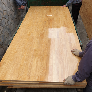 Factory Direct Rubber Wood Butcher Block Countertop Kitchen Island <b>Table</b> Top Smooth Surface OEM Custom - Product Image 5