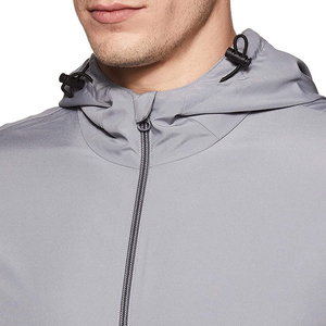 Men's Custom Printed Reversible Winter Windbreaker <b>Jacket</b> High Street Stand Long Length <b>Waterproof</b> <b>Thin</b> Breathable Fortleo - Product Image 3