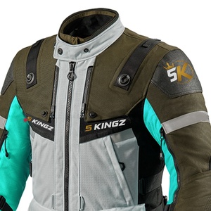 Chaquetas de Motociclismo para Carretera y Todoterreno, Impermeables, Resistentes al Viento, Protección para las Cuatro Estaciones, 100% Poliéster, Ropa de Motociclista - Product Image 4