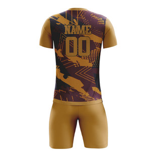 Wholesale High Quality Quick Dry Soccer Wear Custom Football Uniform Sublimation Printed Breathable 100% <b>Polyester</b> Soccer <b>Shirt</b> - Product Image 2