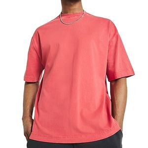 T-shirt Homme Oversize à Épaules Tombantes Manches Courtes Polyester/Coton Séchage Rapide Respirant Vêtement d'Été Coupe Classique - Product Image 2