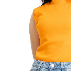 Camiseta Deportiva Personalizada para Mujer, Elástica, Transpirable, de Viscosa/Algodón, con Detalle de Encaje en la Parte Delantera y Logotipo Personalizado - Product Image 4