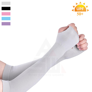 ปลอกแขนกันลมป้องกันรังสียูวี UPF 50+ สำหรับทุกเพศ ผลิตจากโพลีเอสเตอร์ น้ำหนัก 80 กรัม สีม่วง ไซส์เดียว เหมาะสำหรับปั่นจักรยาน - Product Image 6