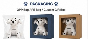 Lindo Peluche de Perro Pequeño, Cojín de Peluche Suave de Velboa, Cachorro de Peluche Personalizado OEM, Regalo Decorativo, Peluche al por Mayor - Product Image 5