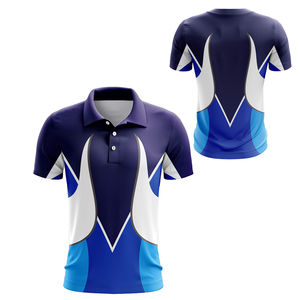 Nouveaux arrivages : polos d'été de qualité supérieure en polyester, polos sublimés, vente en gros, logo personnalisé, polos respirants pour hommes - Product Image 3