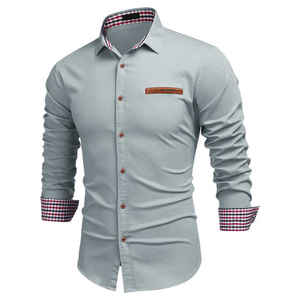 Camisa de Vestir Casual para Hombre de Alta Calidad Profesional 2026, Camisas de Vestir de Manga Larga con Botones para Hombre - Product Image 6